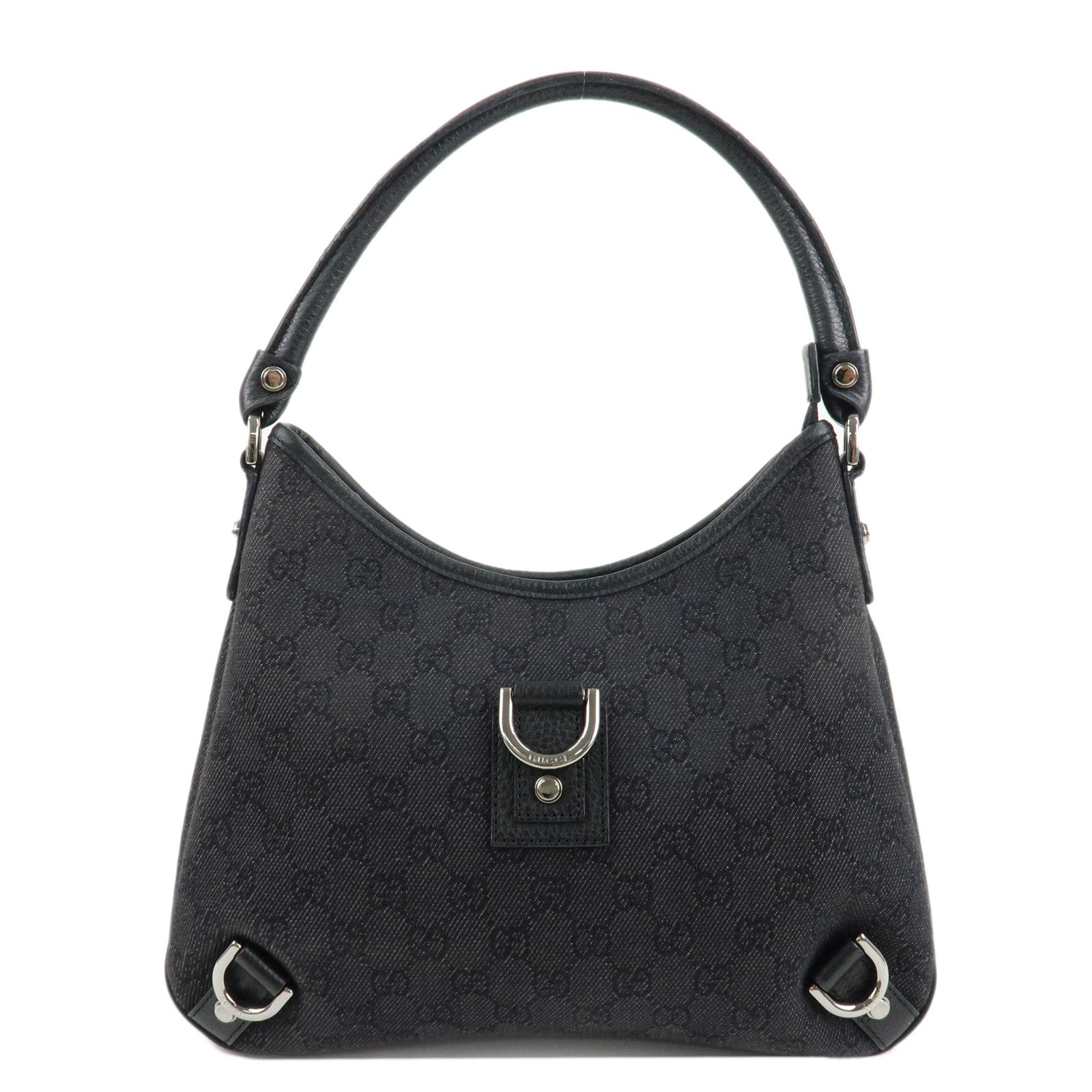 GUCCI Abbey GG Canvas Leather Umhängetasche 268637