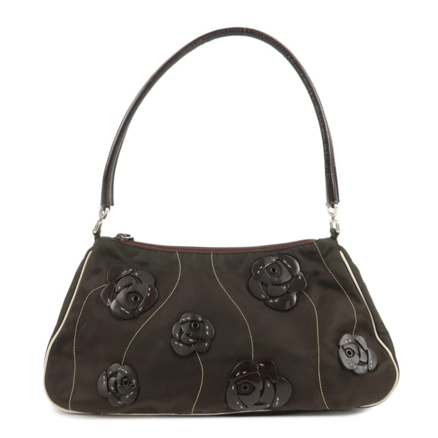 Prada Shoulder Bag brown – front view