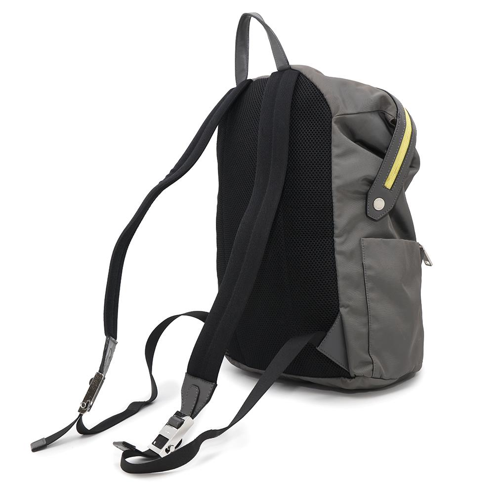 FENDI Monster Rucksack Khaki/Grau7VZ035 Nylon