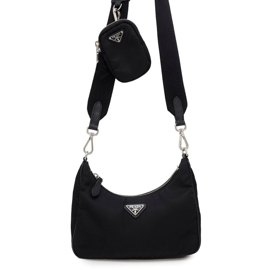 Prada Re-Edition black bag – front view