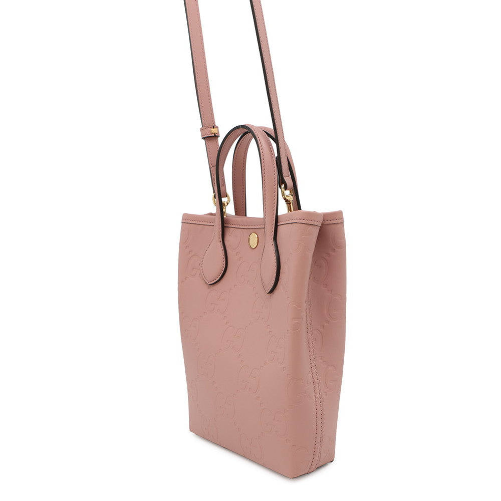 GUCCI 2WAY GG Super Mini-Tasche Pink790133 Leder