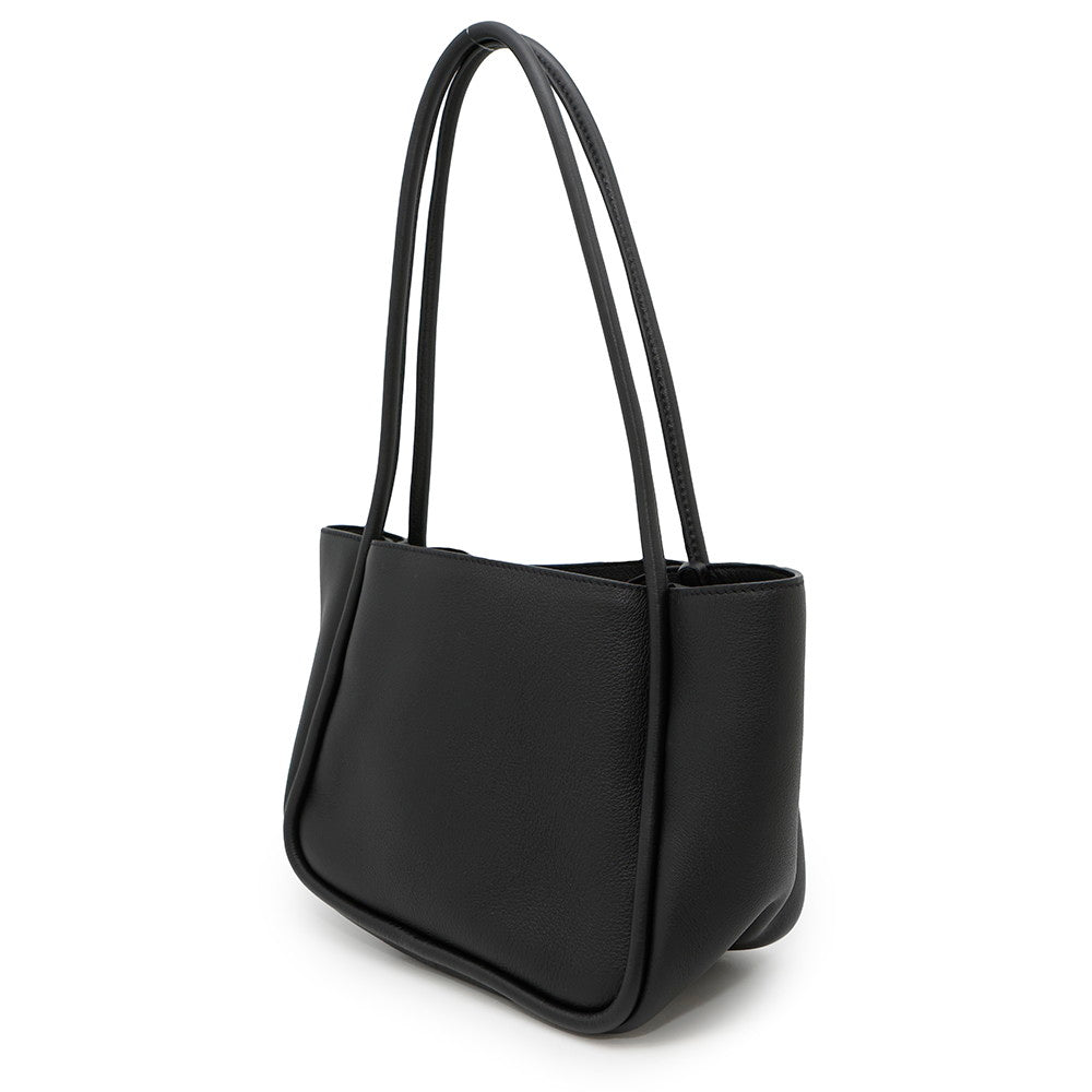 PRADA Shopping-Shopper Schwarz1BG539 Leder