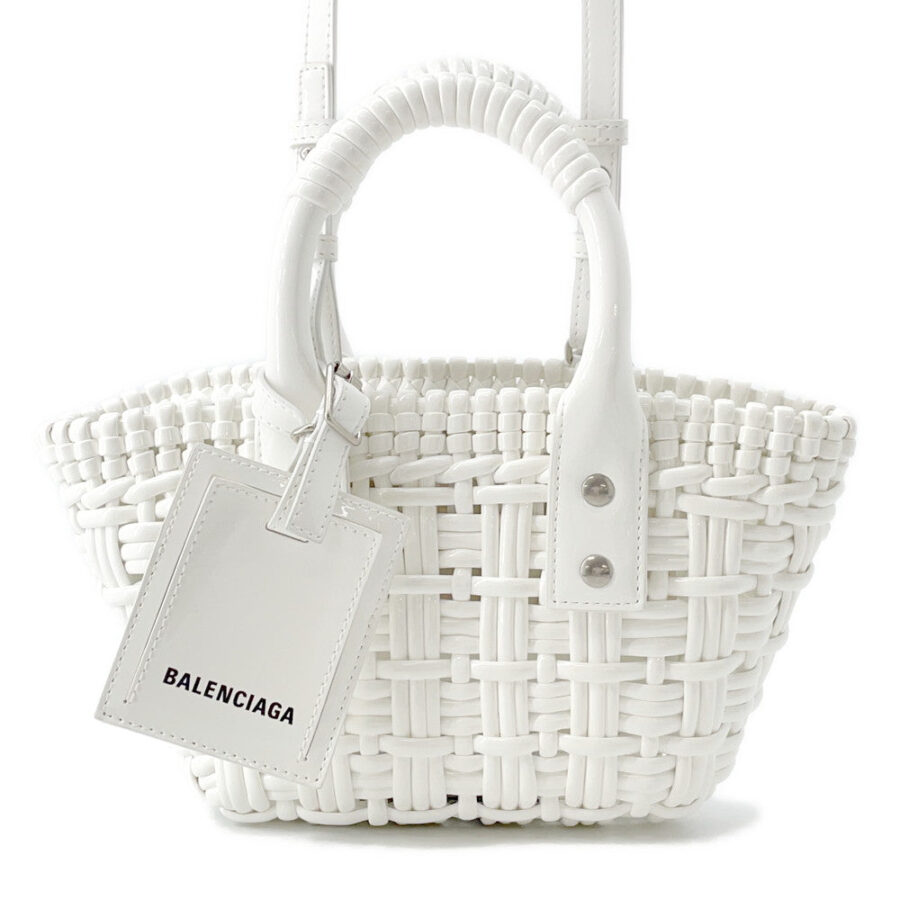 Balenciaga handbag white – front view