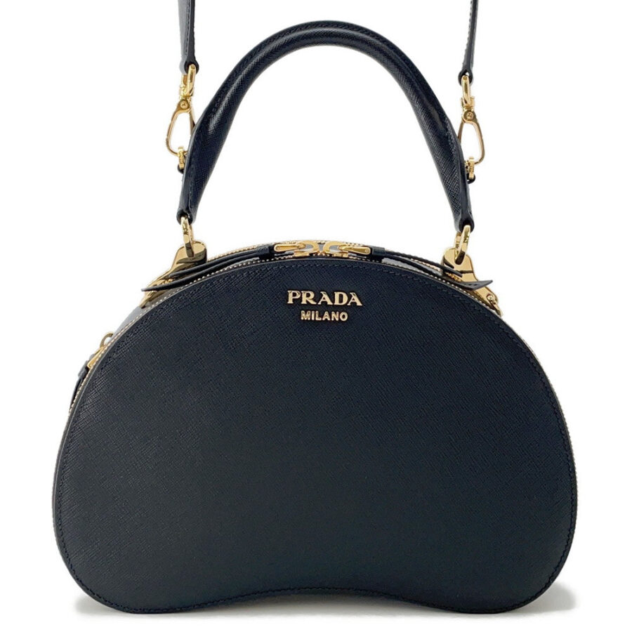 Prada handbag black – front view