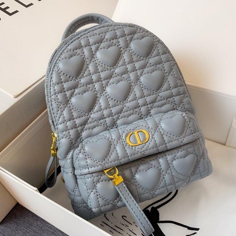 Designer Backpack blue bag – front view