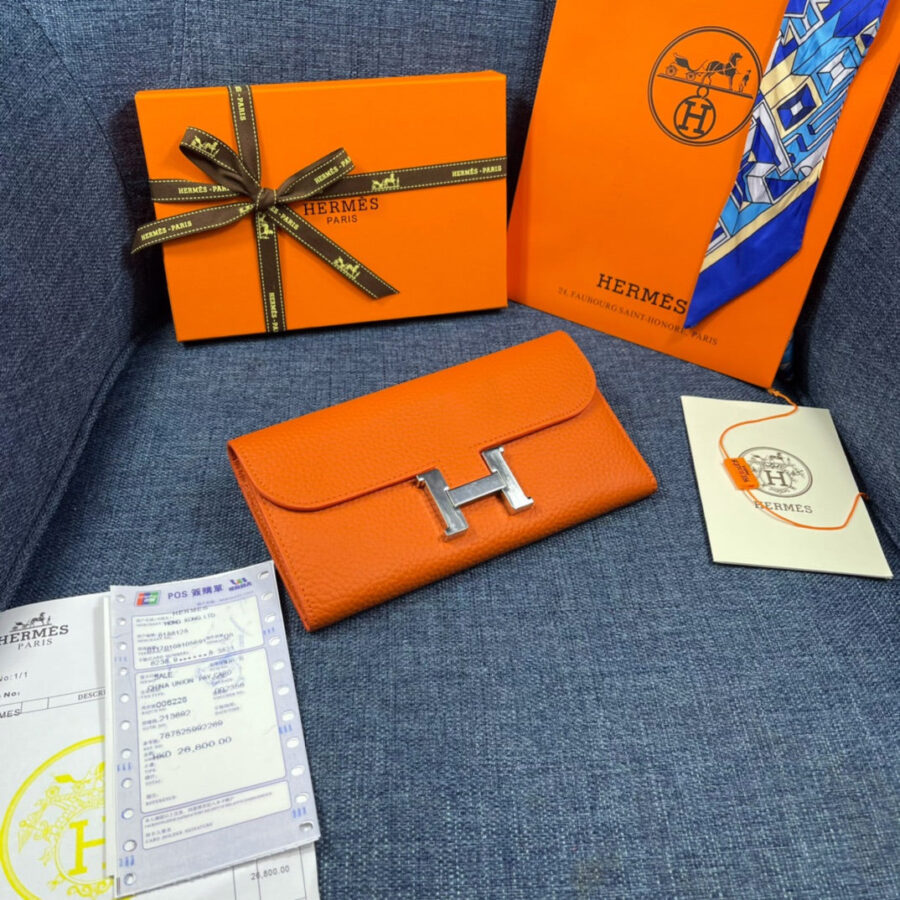 Louis Vuitton Constance orange bag – front view