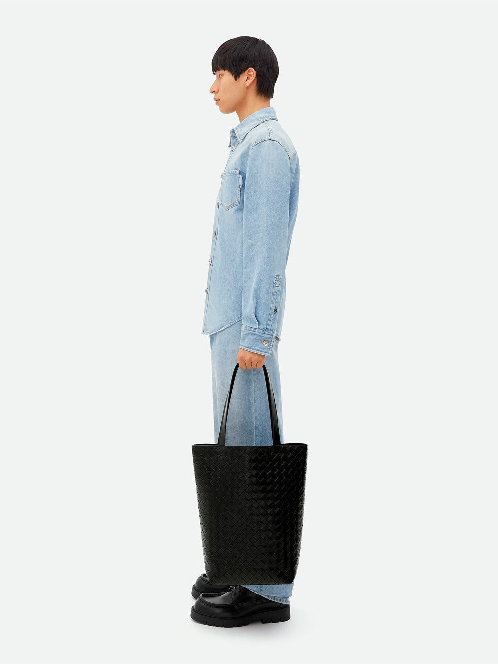 Bottega Veneta Herren Small Intrecciato Shopper
