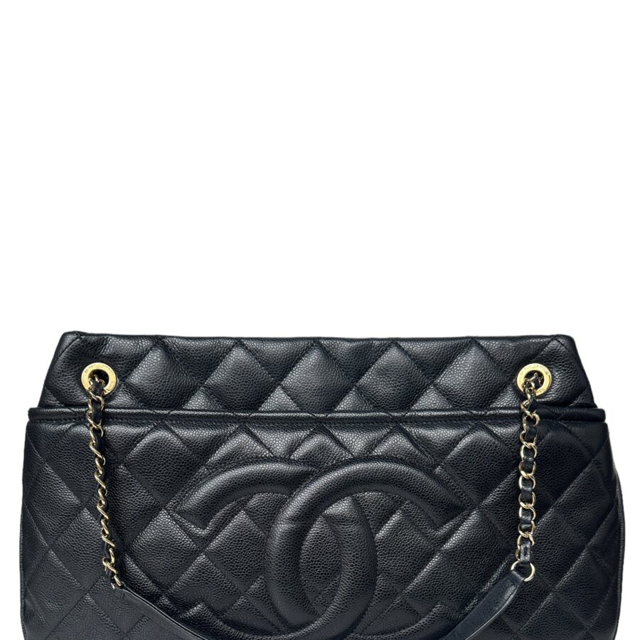 Chanel Tote black bag – front view