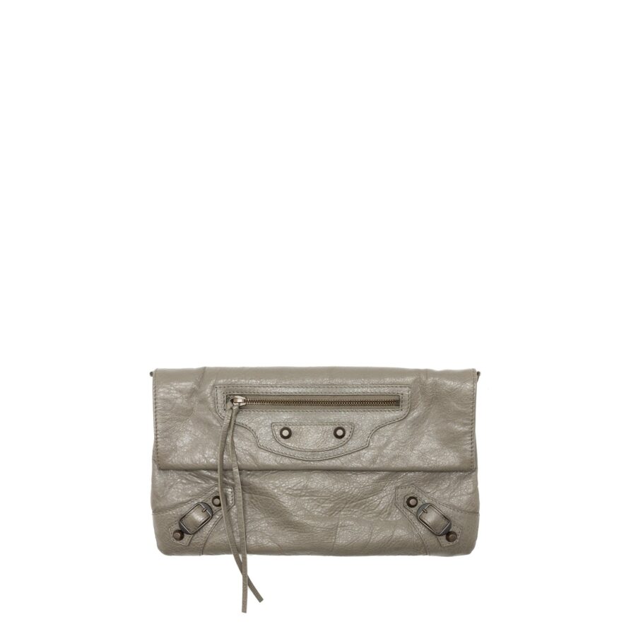 Balenciaga City grey bag – front view