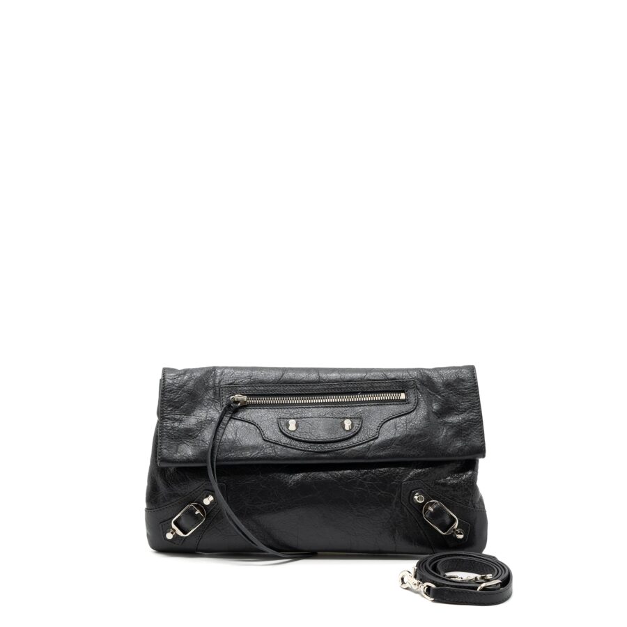 Balenciaga City grey bag – front view
