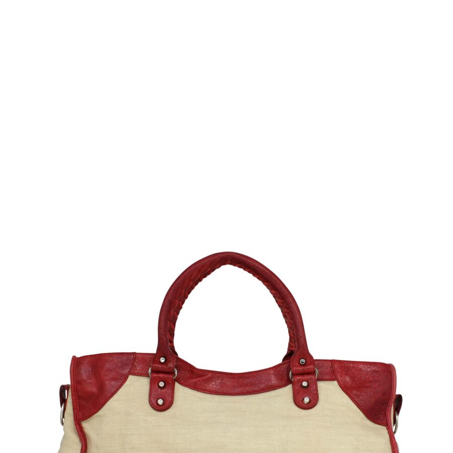 Balenciaga City red bag – front view