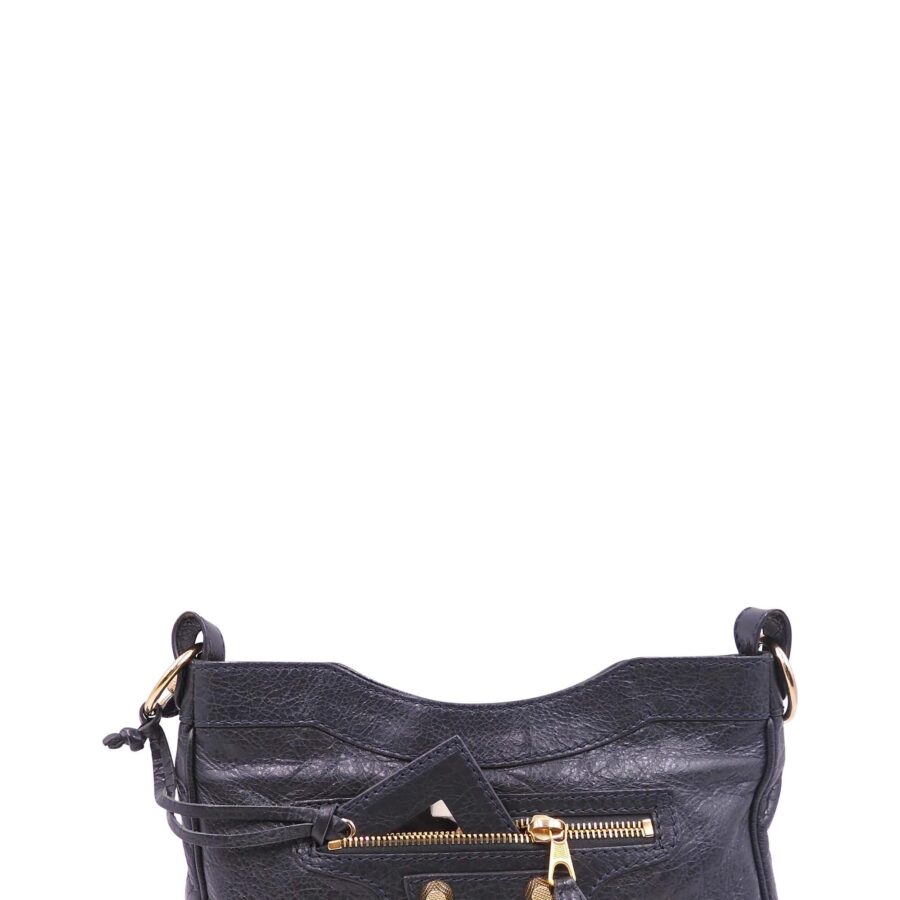 Designer handbag grey – front view