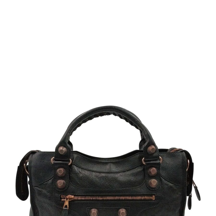 Balenciaga City black bag – front view