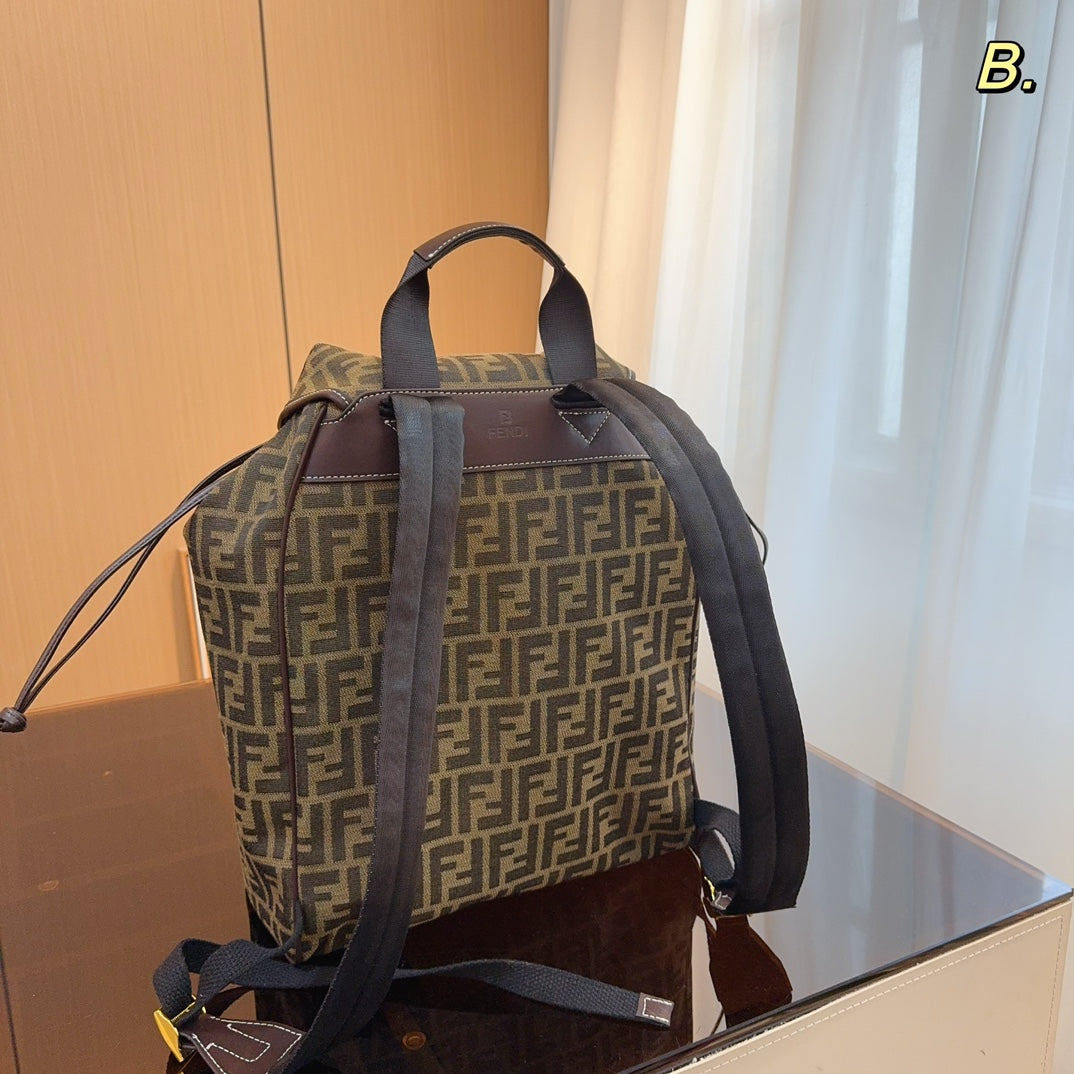 Fendi Canvas Rucksack Tasche