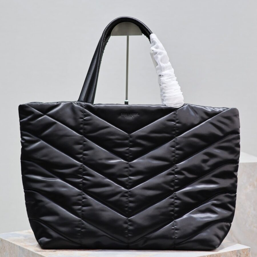 Designer Tote black bag – front view