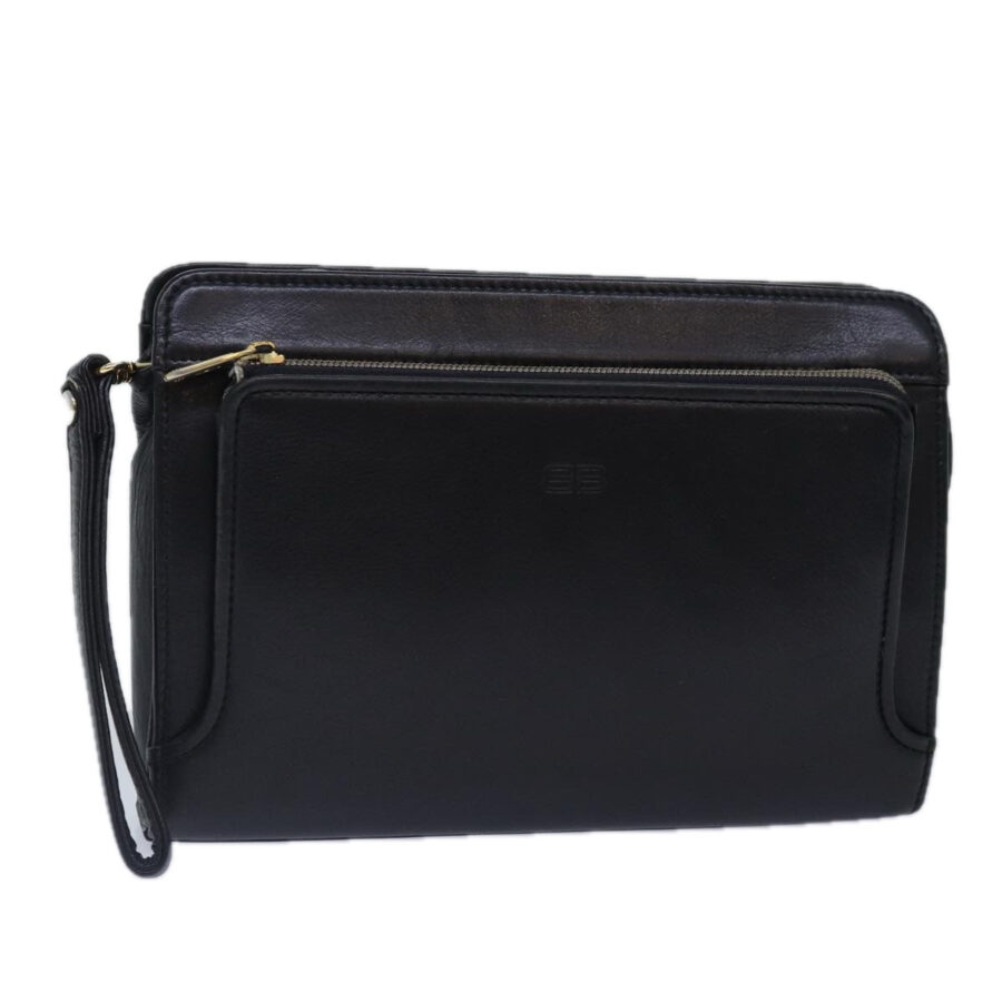 Balenciaga Clutch gold bag – front view